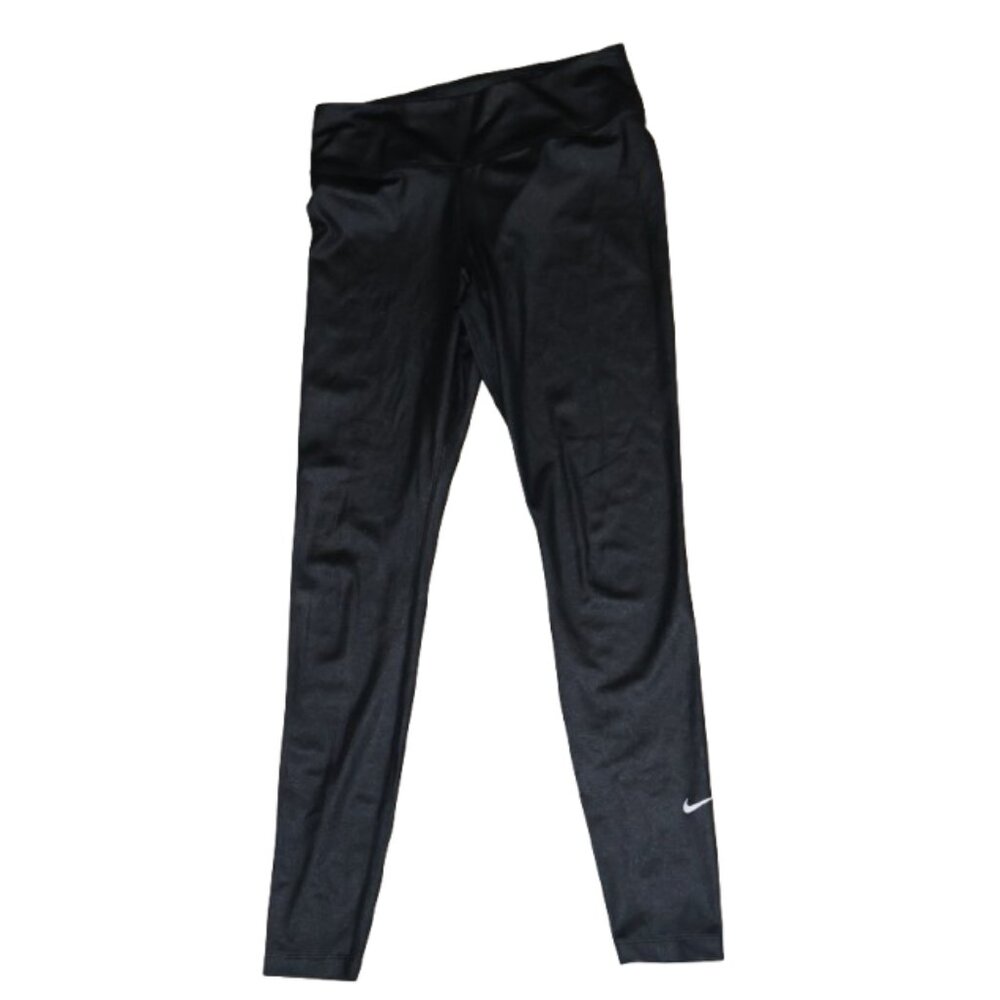 Nike Black Athletic Leggings Women’s Sheen Like New No Tags Medium